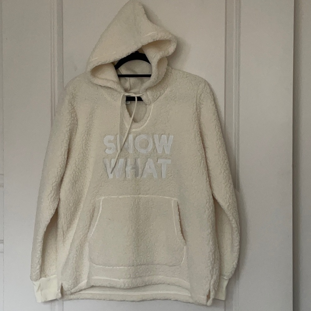 Jenni Snow What Teddy Hoodie XL Winter Warm